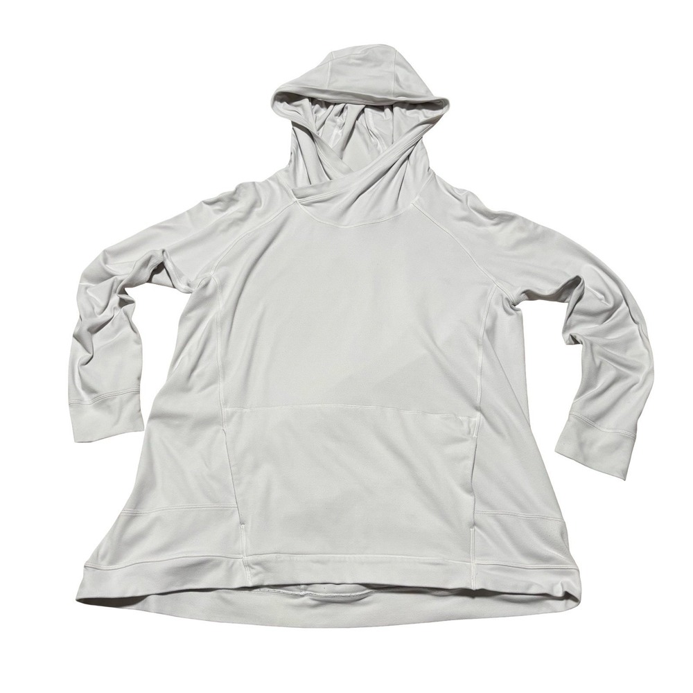 Lululemon Women's Pick Up The Pace‎ Hoodie White Size 10 - 20.5 x 27.5